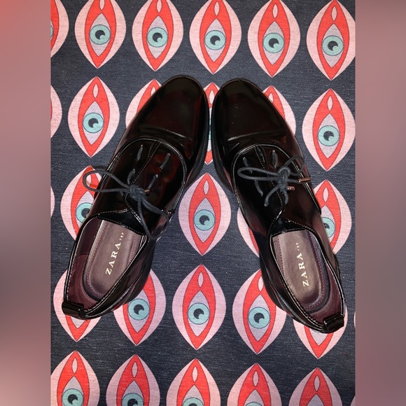Zara Shoes Oxford Platform - Picture 4 of 13